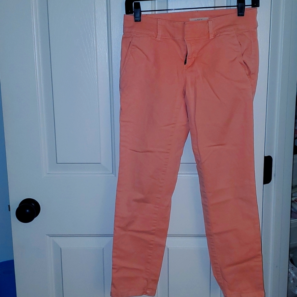 0P The Loft peachy pink pants 🍑